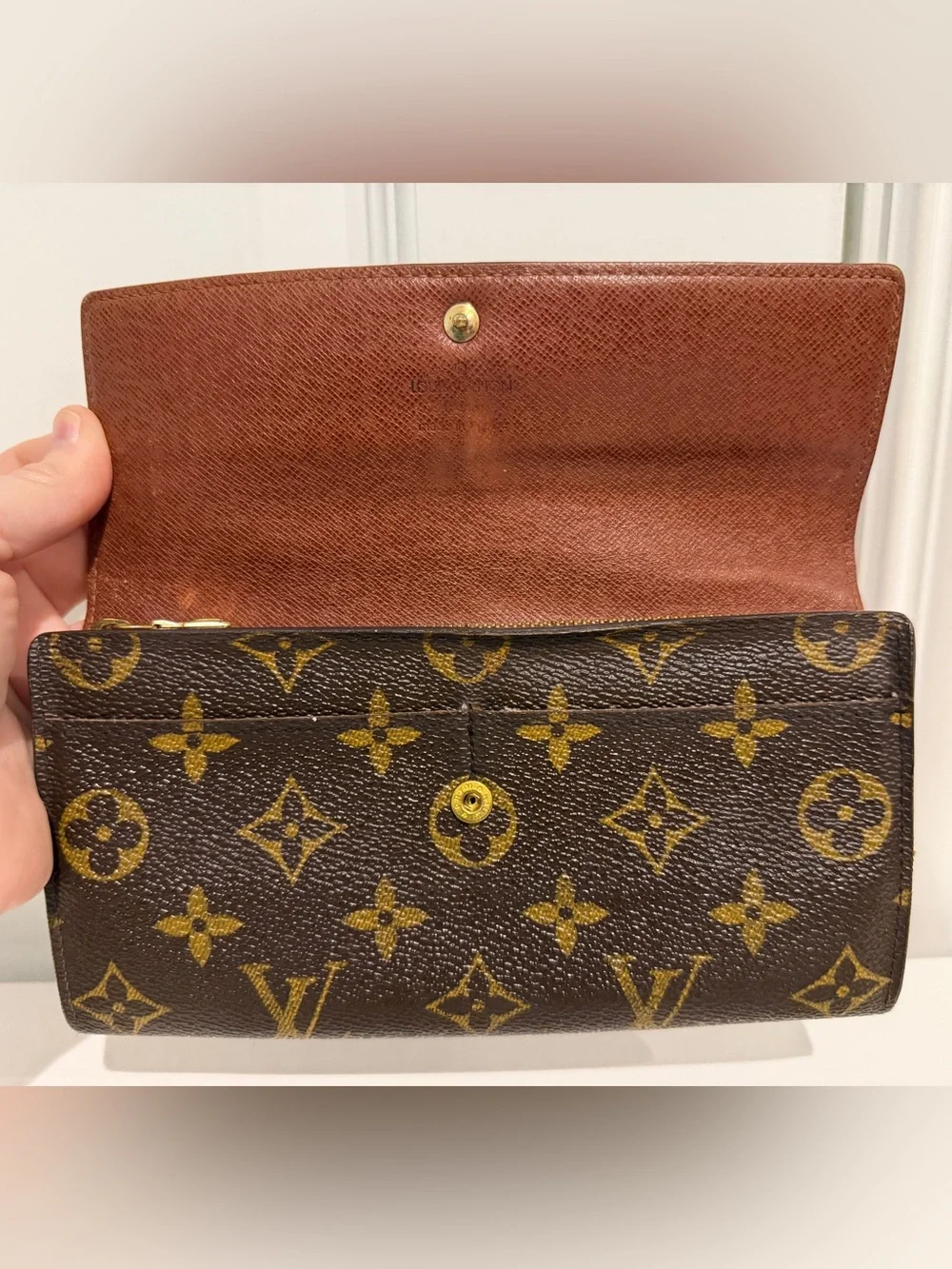 Louis Vuitton Vintage Monogram Sarah Wallet